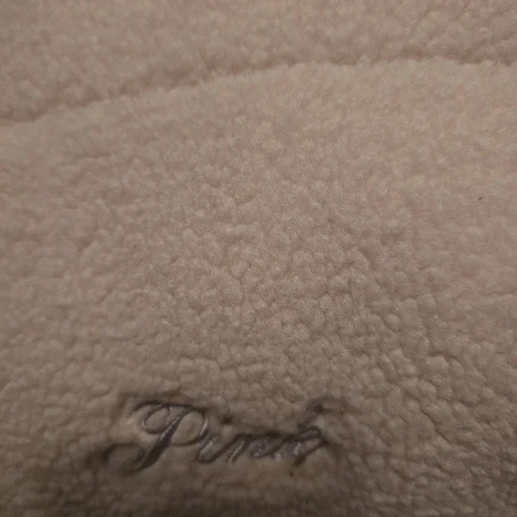 PINK Victoria's Secret Light Pink Sherpa Tote - Picture 2 of 4